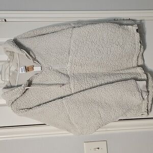 PINK Varsity Sherpa Half Zip Pullover